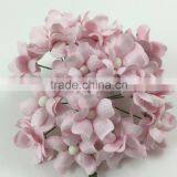 Soft Pink, Small Handmade Mulberry Paper Flower, Wedding Party, Scrap-booking Crafts, Wholesale