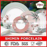 18pcs Dinnerware Set Bamboo