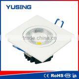 CE RoHs 100-240V COB LED Square Downlight Recessed 5W