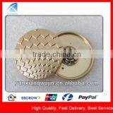 YX4782 Custom Made Metal Fashion Gold Buttons for Garments