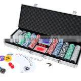 Trademark Poker 500pc 11.5g Casino Ace Poker Chips Set in Aluminum Case Quality Choice thumbnail-1