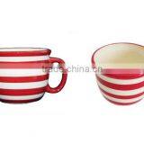 Ceramic Mug With Red Ious