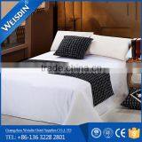 Hot Sale Hotel Bedding Set100% Cotton White Hotel Use Bed Sheet thumbnail-2