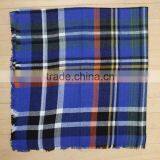 Women's Soft Tartan Checked Plaid Scarf Shawl Cape Blanket Shawl Wrap Scarf Poncho thumbnail-2