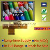 5 TFT LCD Touch Screen 800x480 With Resistive Touch Panel