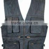 DL-1585 Leather Clothing , Leather Sports Vest