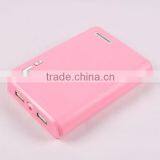 Factory Direct Dual USB 12000mAh Wallet Power Bank with Torch Light