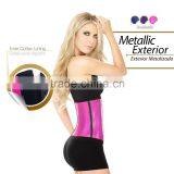 Five Colors 9 Steel Bones 3 Layers Latex Waist Trainer Shapers Corset With Latex Buttons thumbnail-3