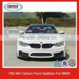 For BMW M Series F82 M4 Carbon Fiber Apron Auto Front Bumper Splitters thumbnail-5