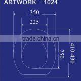 1024 Hot Sale Wall Mounted Plastic Sanitary Toilet Seat thumbnail-4