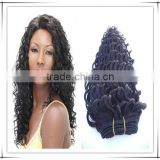 5a wholesale 100% human hair remy curly malaysian hair weave