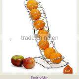 Chrome Roll Down Orange Organizer Rack thumbnail-1