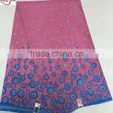 Lwax-1012-10 pink African Jacquard style cheap wholesale african wax print fabric