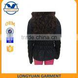 Hooded Fashion Warm Girls pu Jacket Form China thumbnail-2
