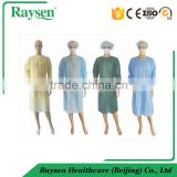 Disposable hospital clothing patient gown non woven isolation gown
