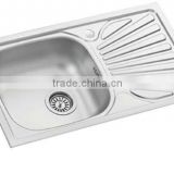 43,5x76 Linen Stainless Steel Kitchen Sink (DE102)