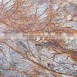 Manufacture Marble Rainforest Brown Slab and Tile