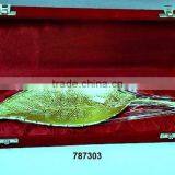 Brass Fruit, Candy & Nut Bowl Gold Plated in Gift Box thumbnail-1