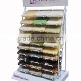 SR504 3- row metal wire angle-look display stand for quartz stone