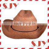 Handmade Natural Stylish Wide Brim Mexico Straw Hat, Foldable Straw Hat thumbnail-2