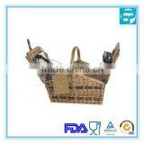 Picnic Basket With Deluxe Service for Two