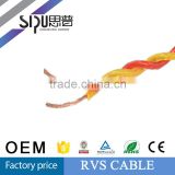 SIPU yellow red RVS CABLE FLEXIBLE TWISTED ELECTRICAL CABLE