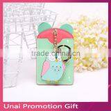 Cartoon PVC Credit Card Holder Keyring Key Chain Sleeve Set Bus Card Case Bag Birthday Gifts thumbnail-4