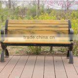 High Quality Outdoor Leisure Bench Wpc Wood Plastic Composite Patio Bench thumbnail-4