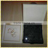 Customized Engraved Glass Blank Wedding Invitation Cards For Guest Souvenir Gifts