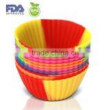 Food Grade Cup Shaped Silicone Cup Cake Mould for Cookie Cup thumbnail-2