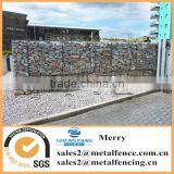 1.5mX1mX1m Galvanized Galfan 3mm Uplit Gabion Stone Basket Fence for Apartment Block Perimeter