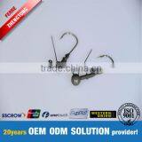 Plain 1/8 OZ Weedless Jig Heads Made From 100% Raw Tungsten thumbnail-1