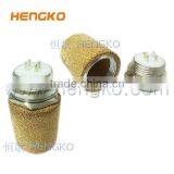Sintered Exhaust Clamps Brass Air Silencer Muffler thumbnail-6