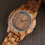 Double Layer Glasses Fashion Dressing Wooden Watches thumbnail-3