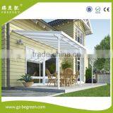 Outdoor Easy Fixed Solid Polycarbonate Gazebo Shed for Balcony Terrace thumbnail-3