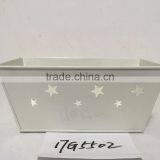 China New Design Western Style Long Rectangualer Galvanized Iron Ornamental Mini Flowerpot thumbnail-5