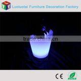 PE Plastic Small LED Lights Flower Vases thumbnail-5