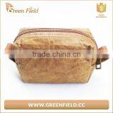 custom design fashion portable tyvek brown paper cosmetic makeup toiletry bag