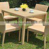 2017 Sigma UV Resistant All Weather pe Rattan Outdoor Modern Dining Table thumbnail-1