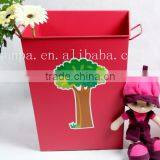 Popular Design Metal Red Storage Basket/Stationery Basket/Sundry Storage Basket thumbnail-1