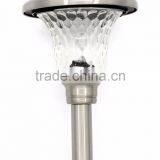 9pk Stainless Steel Solar Path Light Outdoor LED Landscape Lawn Garden Lamp - 158 mm thumbnail-3