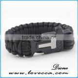 Firestarter Whistle Buckle With Compass 550 Survival Bracelet thumbnail-3