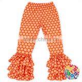 Best Selling Fall Chic Halloween Patterns Baby Leggings Wholesale Triple Ruffle Icing Baby Leggings thumbnail-5
