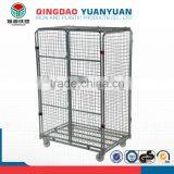 Metal transport security logistics trolley container Jumbo Security Demountable Roll Pallets pallet roll cage