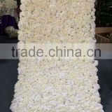 GNW FLW1606012-CL Best wedding decorative artificial runner with hydrangea and rose