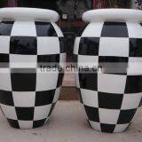 Large Fiberglass Modern Garden Pot thumbnail-1