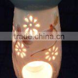 Hand Painted Ceramic Fragrance Oil Burner With Tealight Candle Factory Supply thumbnail-4