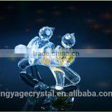 Wholesale Double Crystal Birds With a Trunk as Customized Crystal Gifts/crystal Wedding Table Gift for Guests thumbnail-5