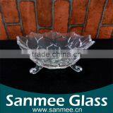 Small Size Leaves Shape Ice Cream Glass Cup thumbnail-1