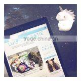 2017 Ins New Arrival LED Unicorn Night Light Small Light For Decoration and Gift thumbnail-4